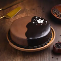 Dual-Tone Chocolate Cake